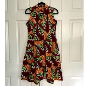 NWOT East African Kitenge A-line Dress